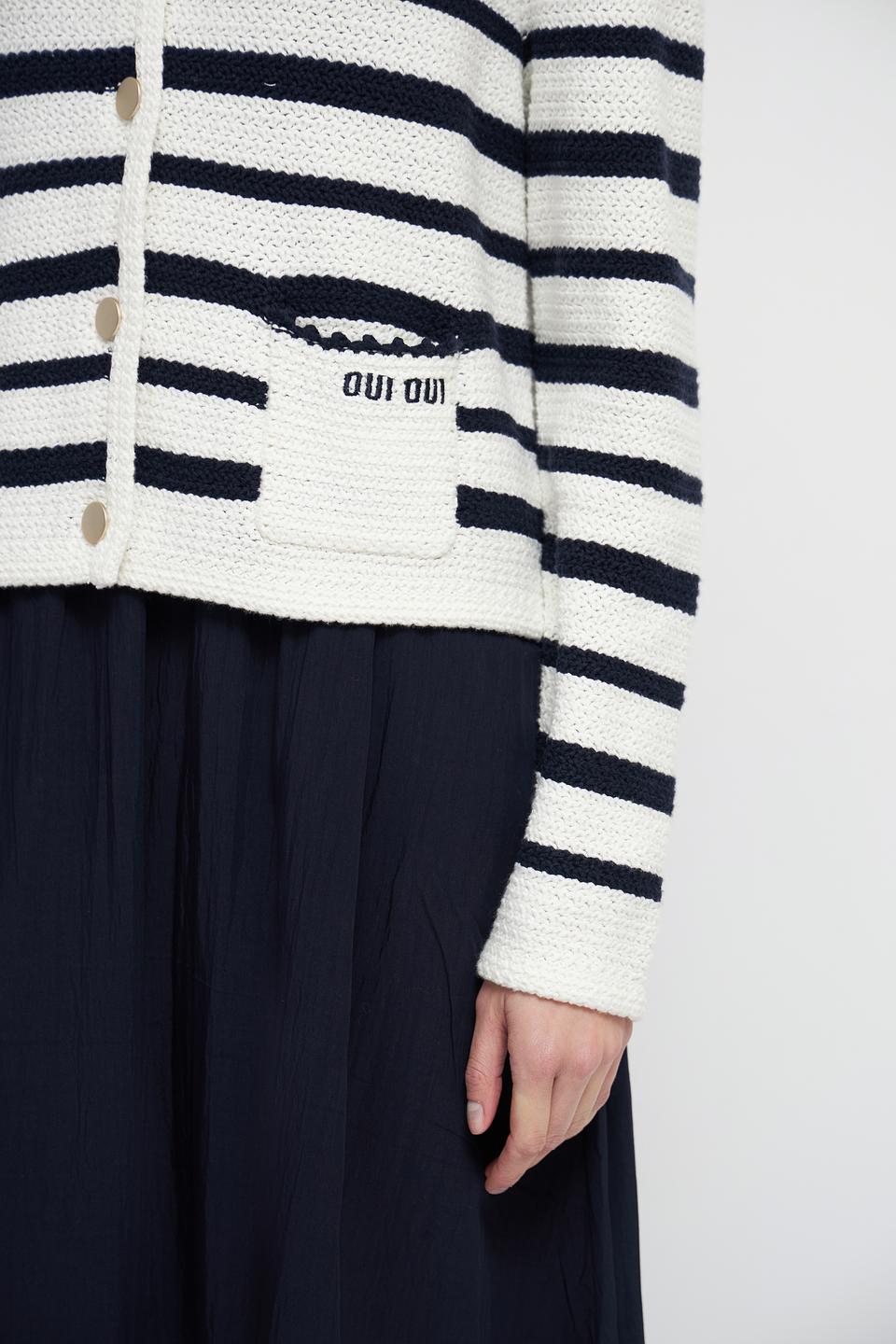 Жакет Oui в полоску