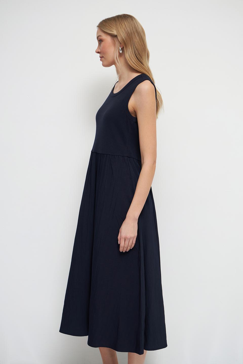 Платье Oui женское тёмно-синее