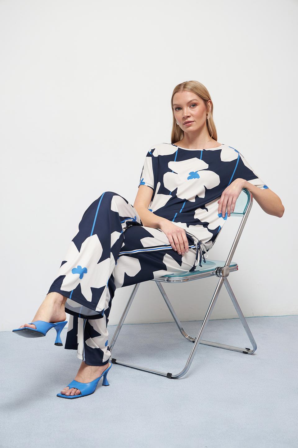 Блуза Oui с цветочным принтом