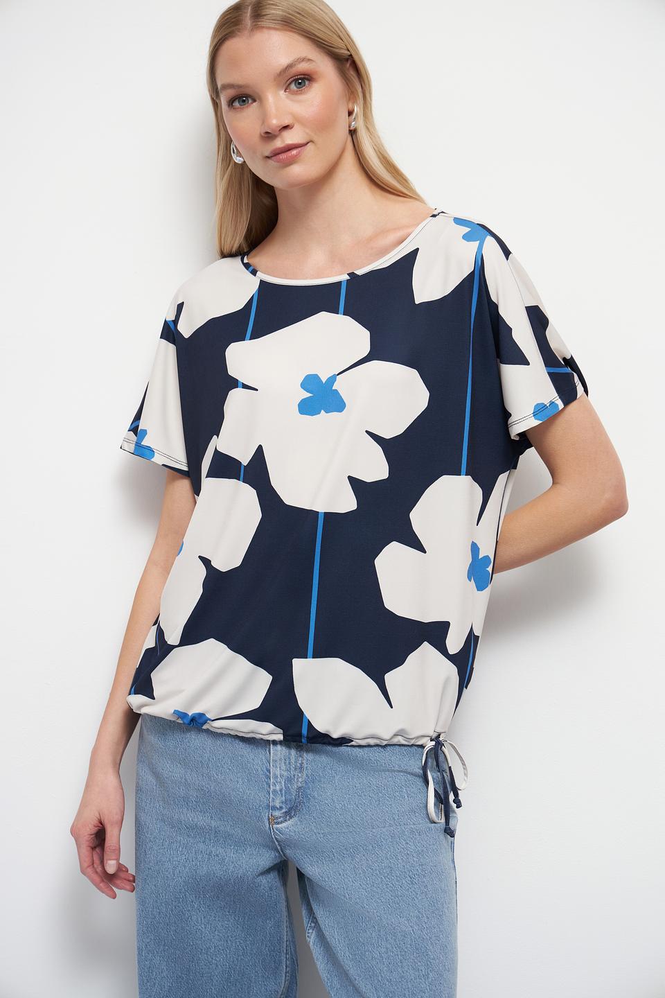 Блуза Oui с цветочным принтом