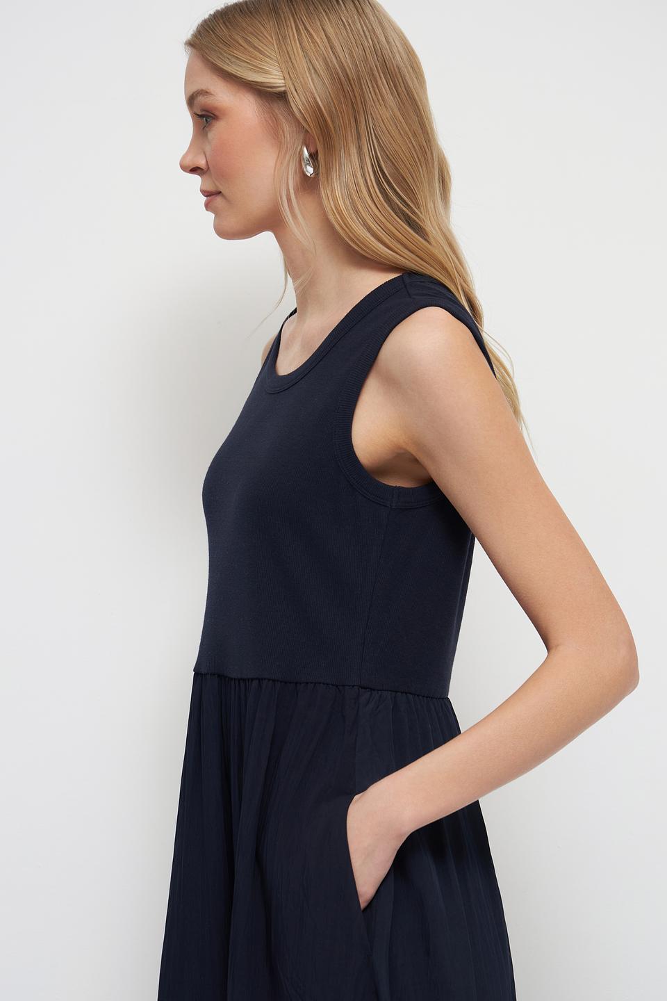 Платье Oui женское тёмно-синее