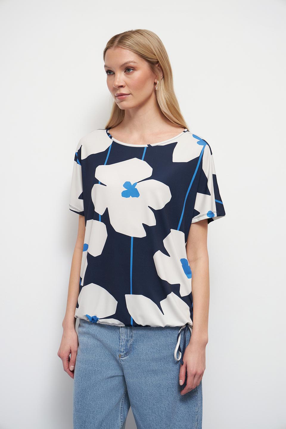 Блуза Oui с цветочным принтом