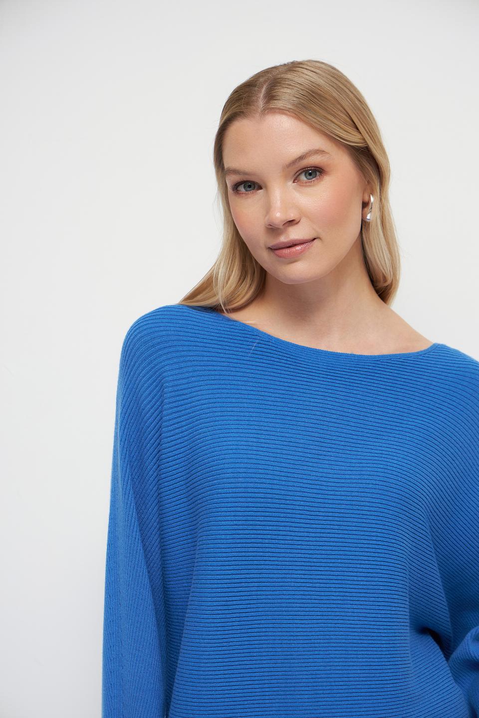 Пуловер Oui женский лазурный