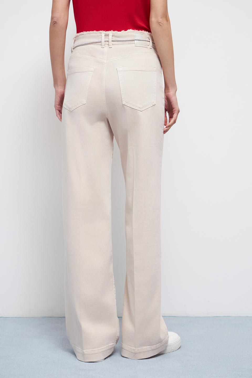 Джинсы Marc Cain бежевые с завязками