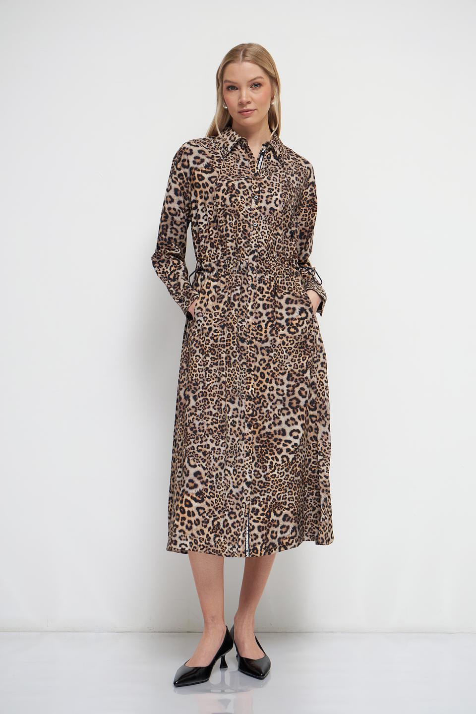 Платье Marc Cain леопардовый принт