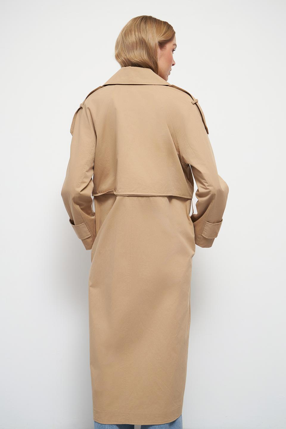 Плащ Oui бежевый