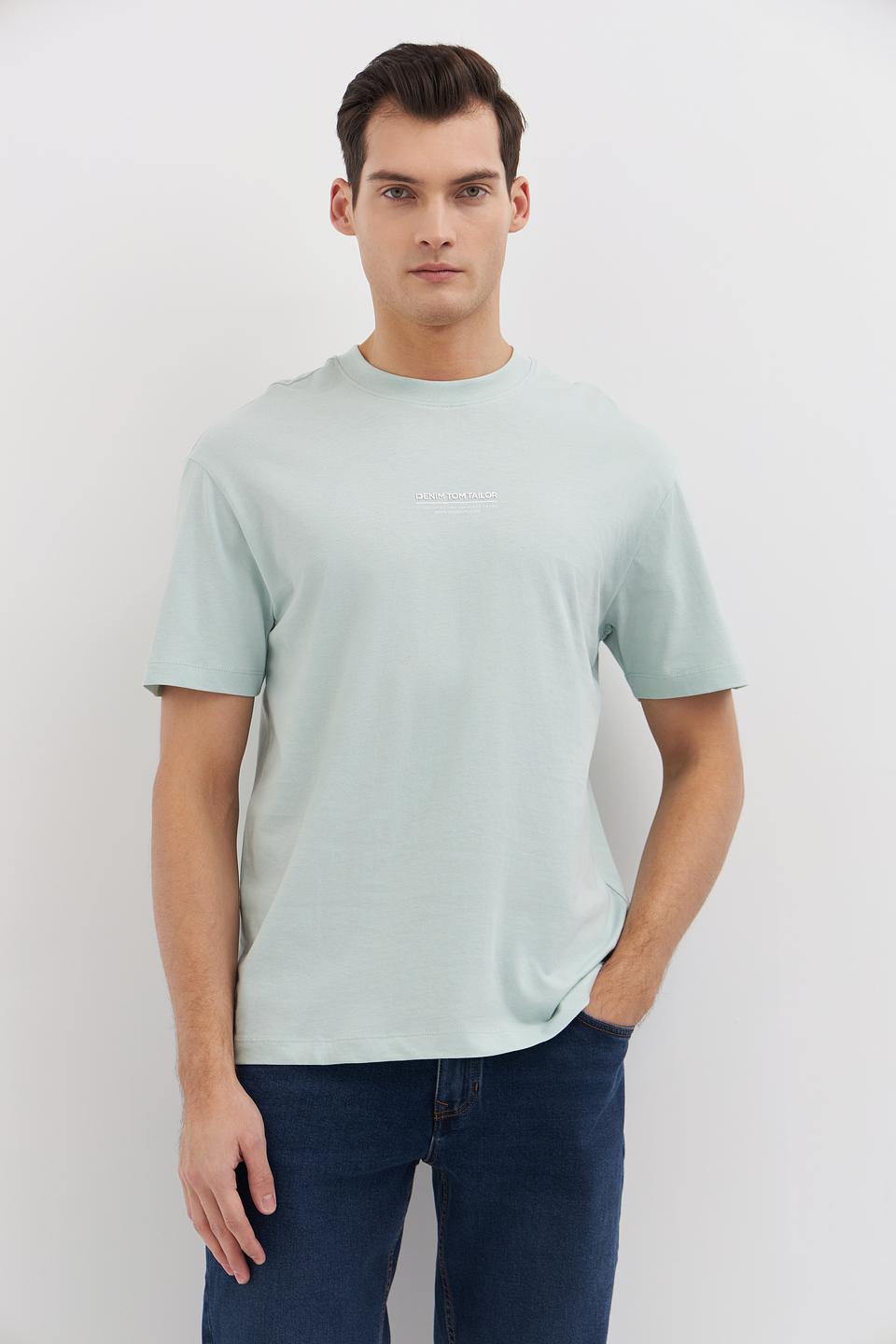 Футболка Tom Tailor denim мятная