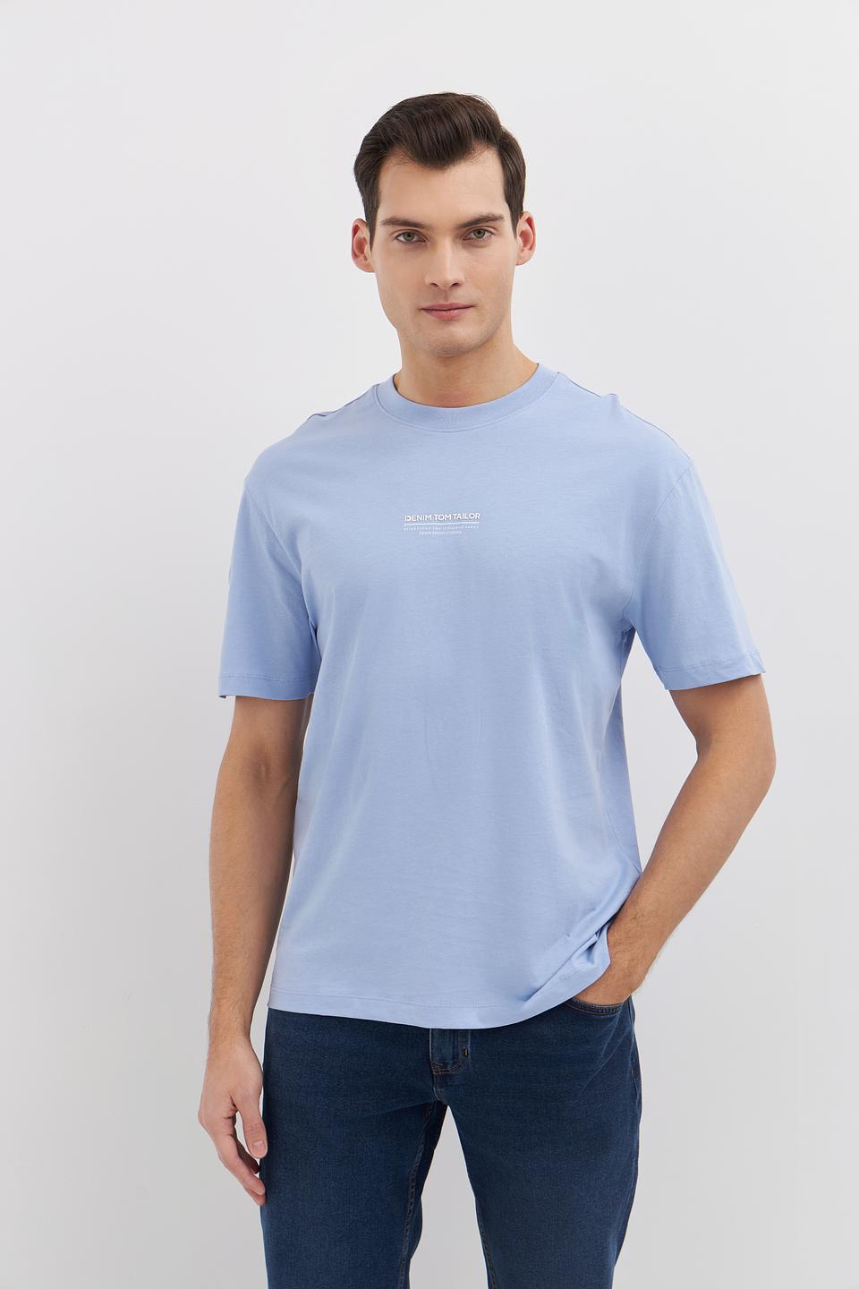Футболка Tom Tailor denim голубая