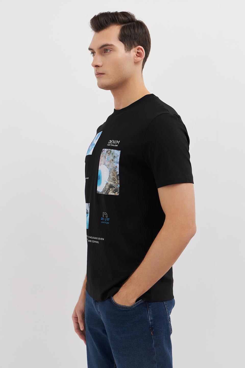 Футболка Tom Tailor denim чёрная