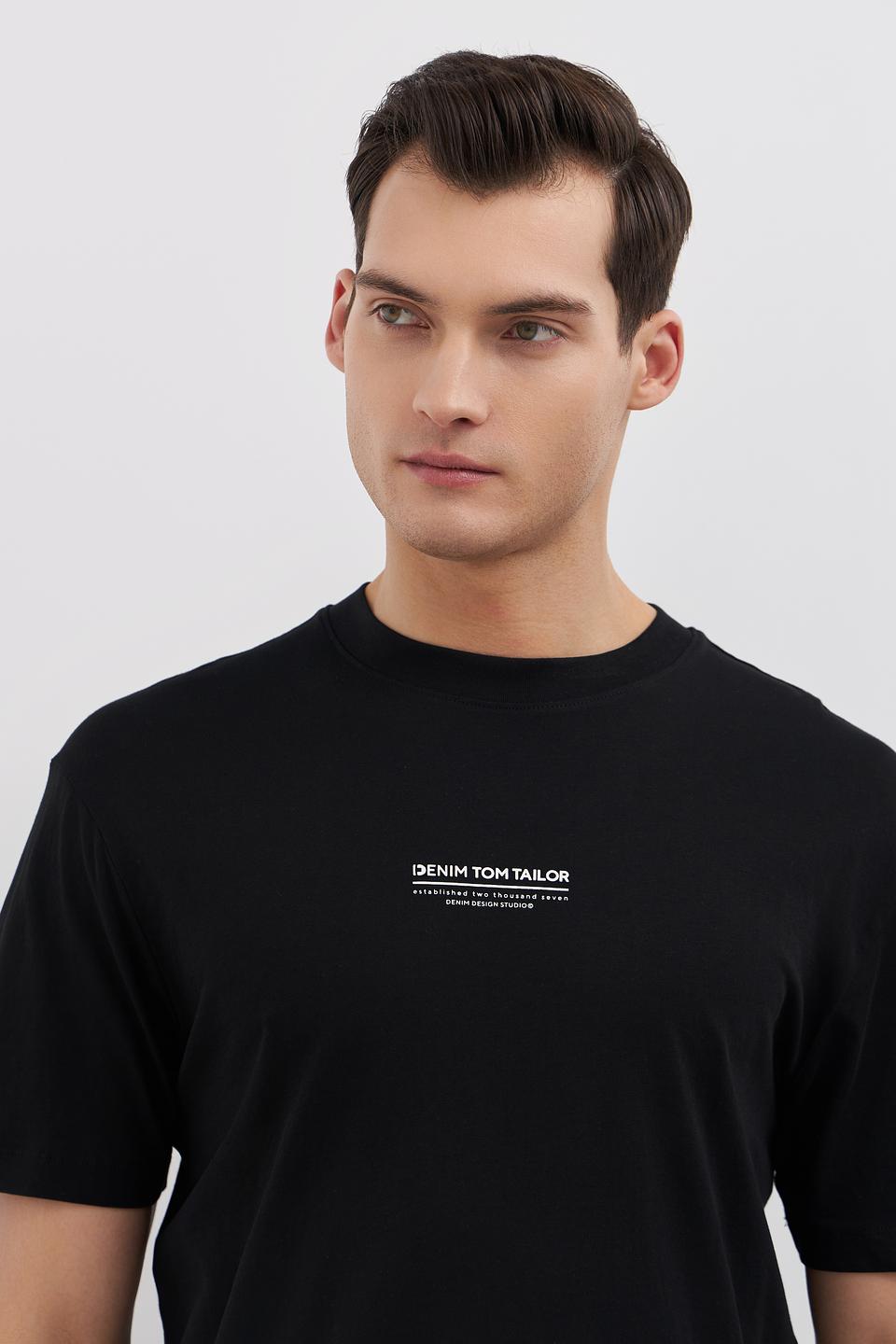 Футболка Tom Tailor denim чёрная