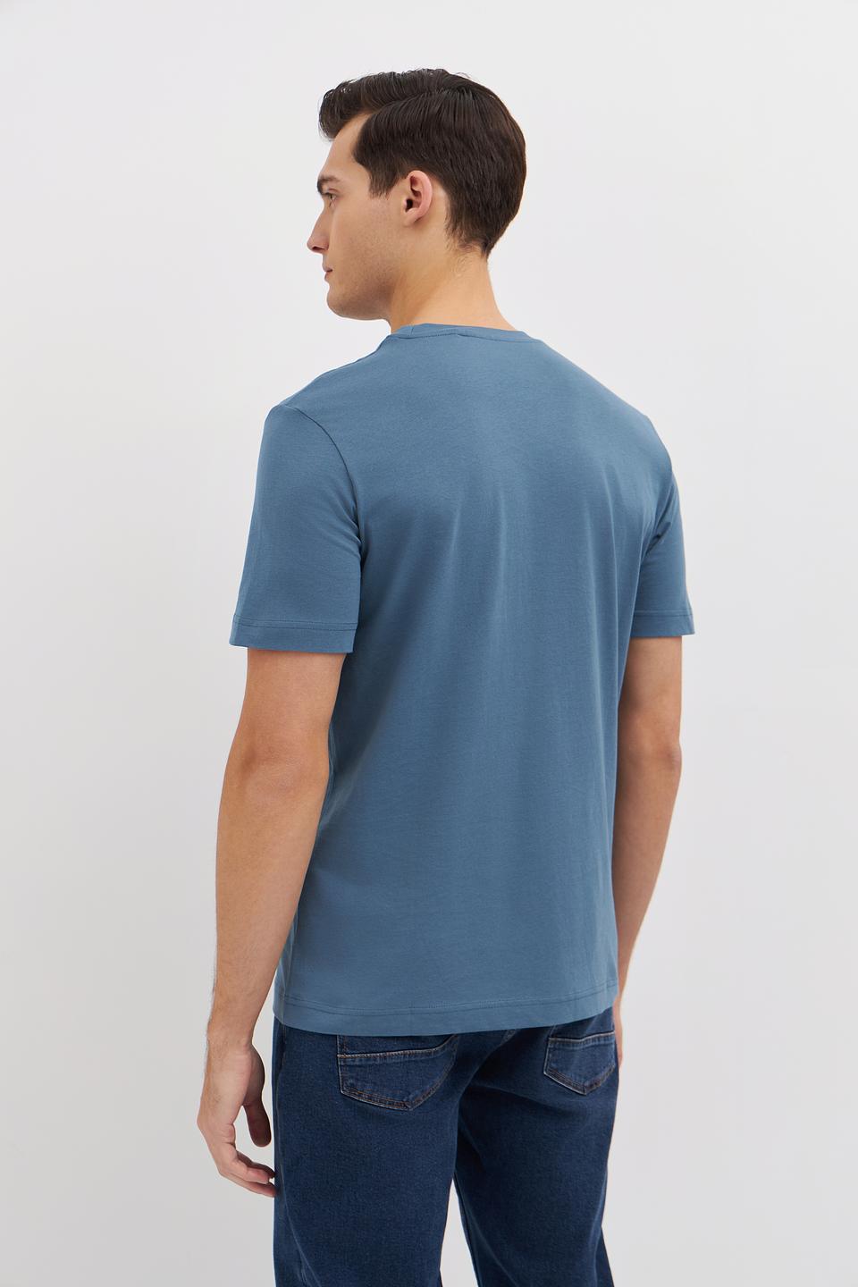 Футболка Tom Tailor graphic голубая