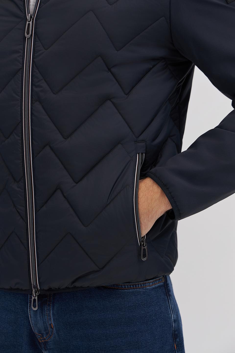 Куртка Bugatti стеганая синяя