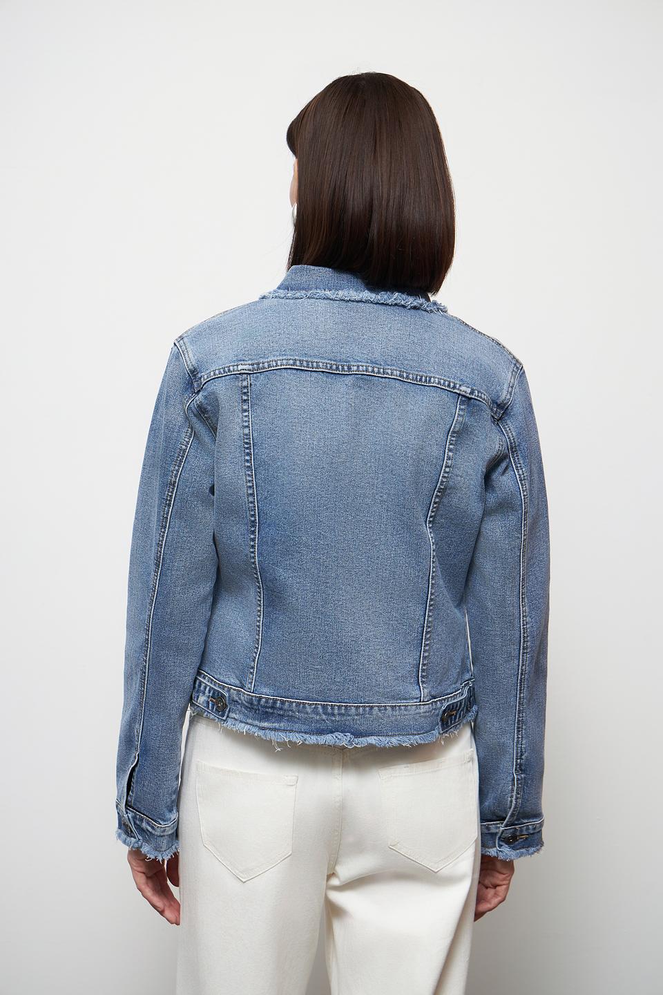 Жакет Frieda and Freddies джинсовый с бахромой