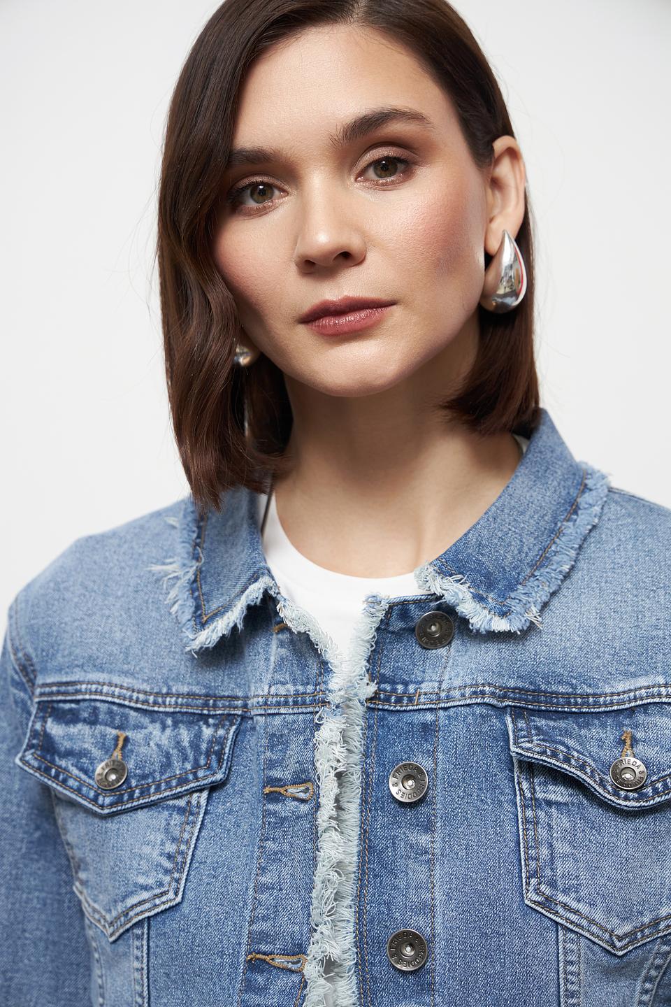 Жакет Frieda and Freddies джинсовый с бахромой