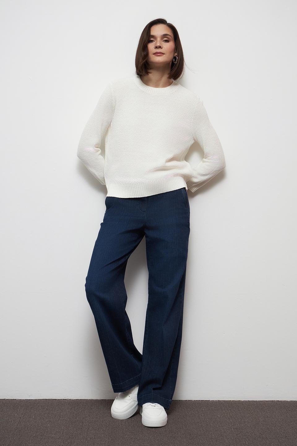 Джинсы Gerry Weber широкие тёмно-синие