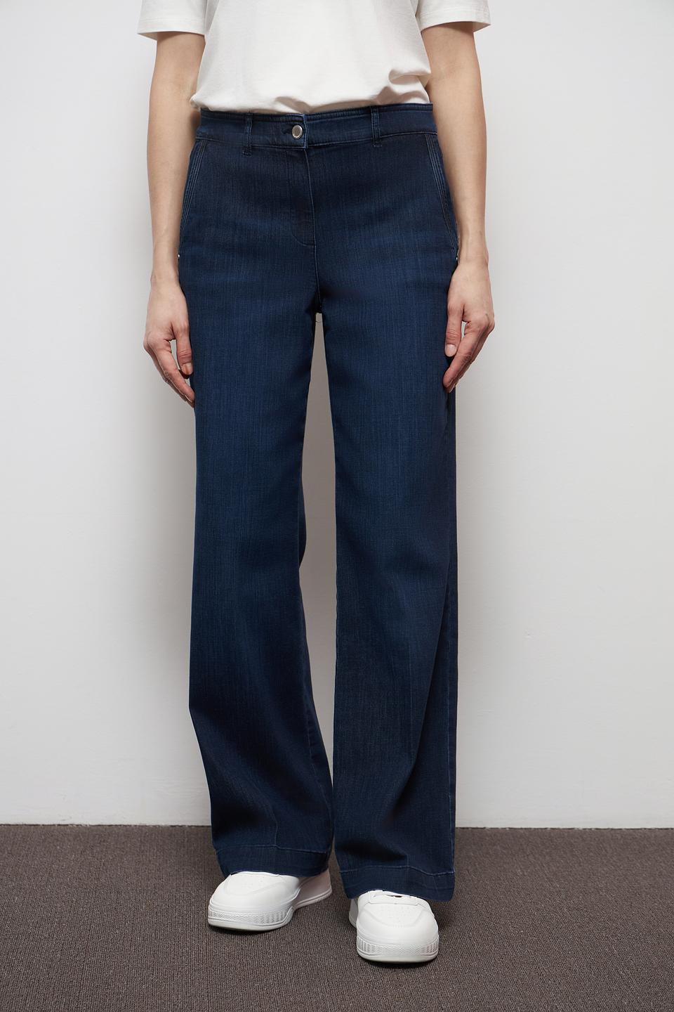 Джинсы Gerry Weber широкие тёмно-синие