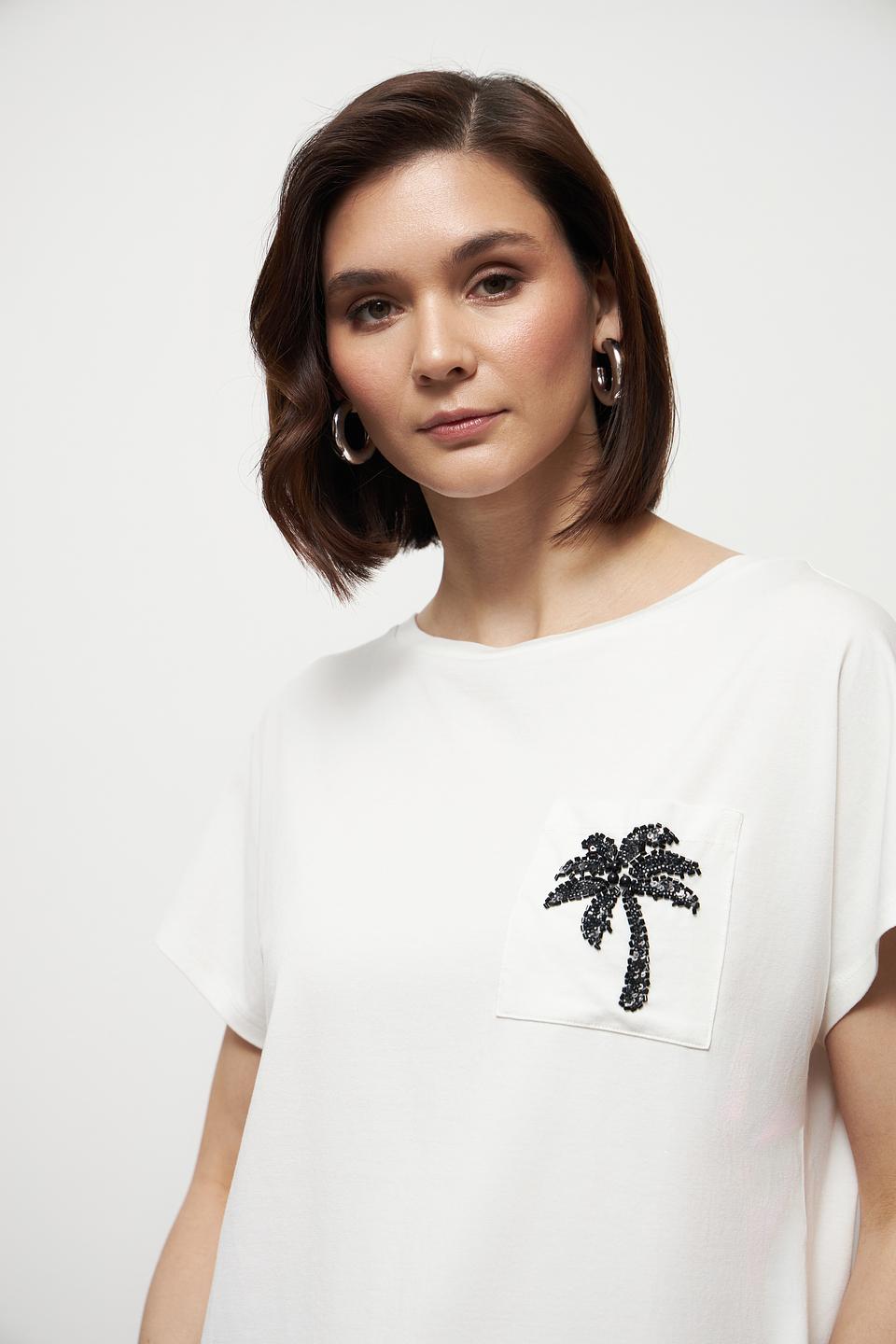 Футболка Miss Lagotte с пальмой
