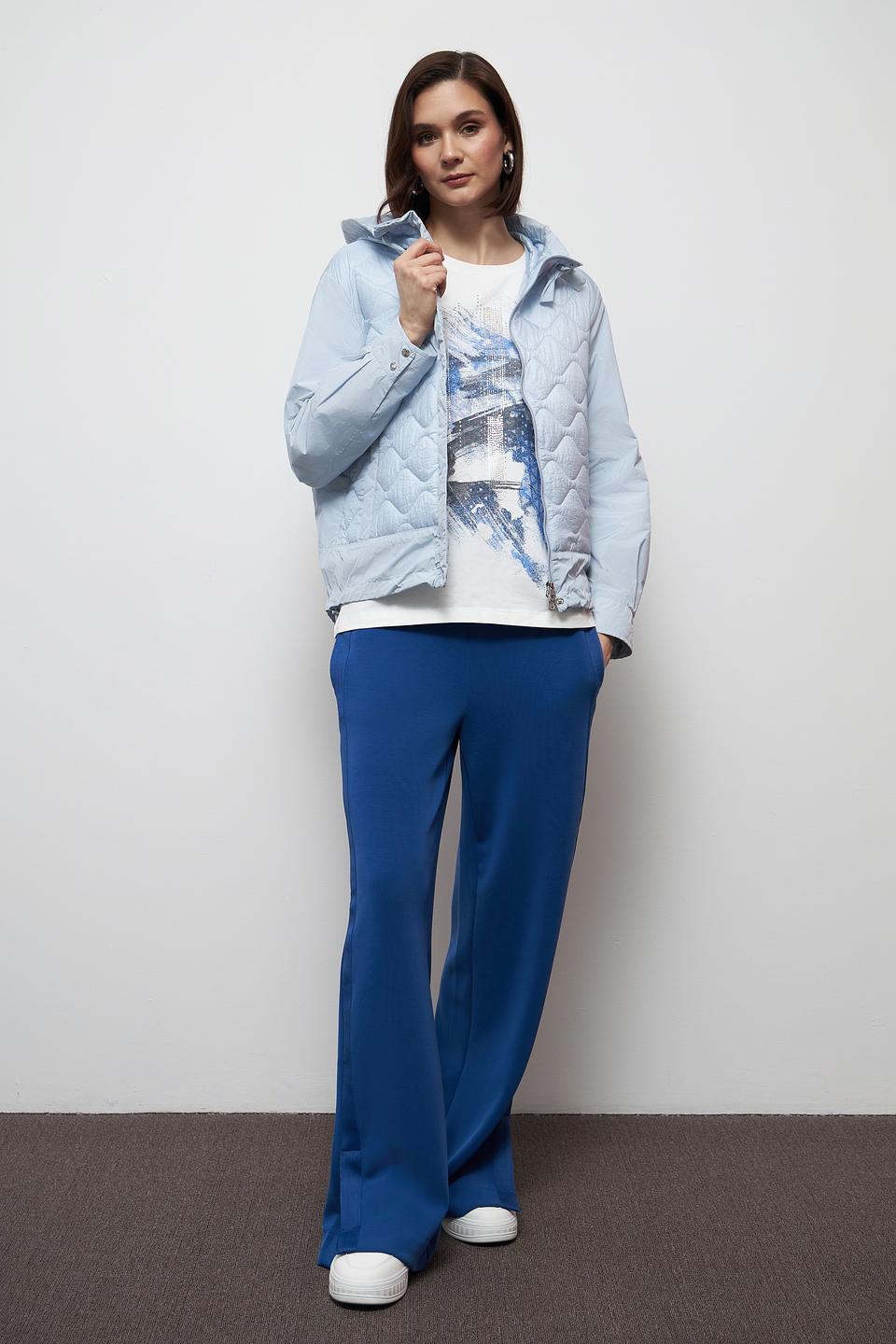 Куртка Milestone стеганая голубая