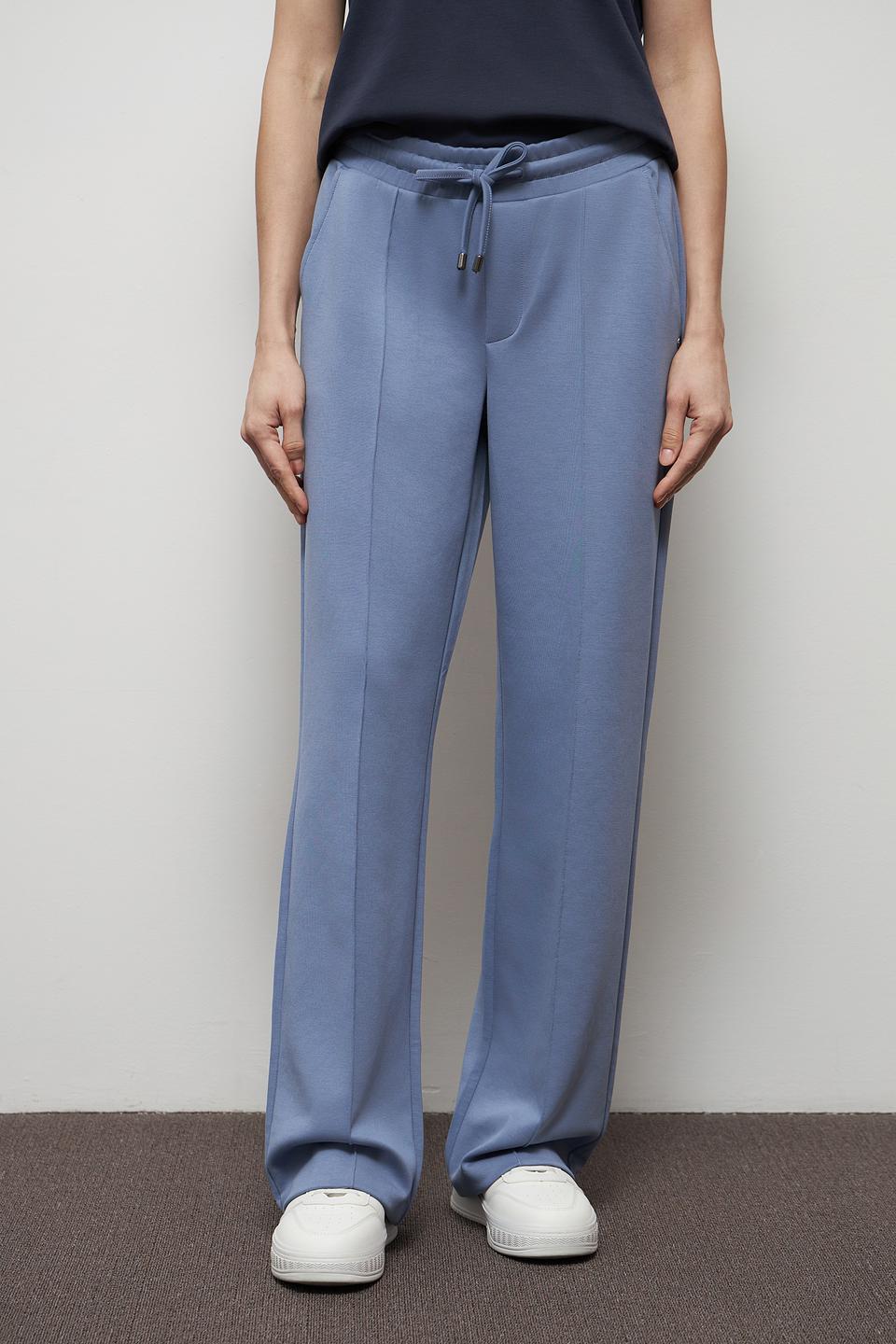 Брюки трикотажные Bugatti голубые