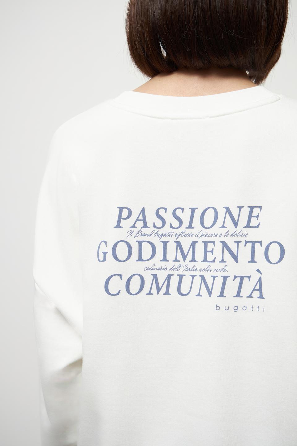 Толстовка Bugatti с логотипом белая