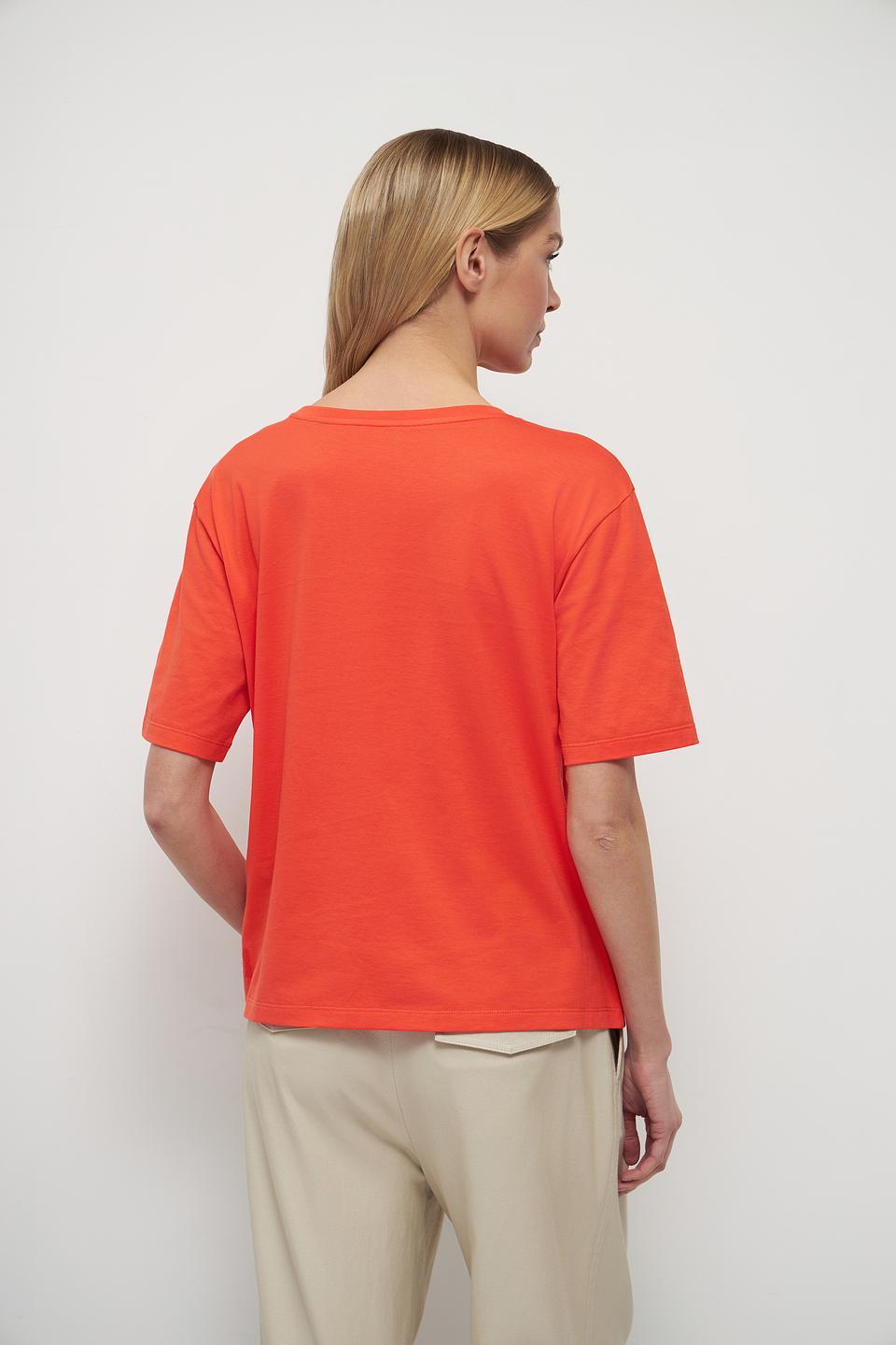 Футболка Marc Cain Sports оранжевая