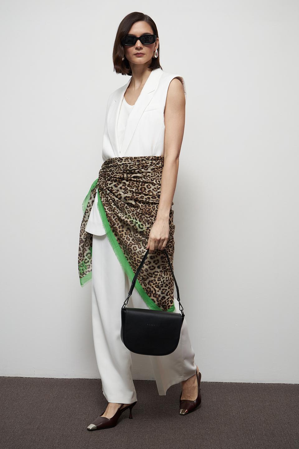 Платок Marc Cain леопардовый