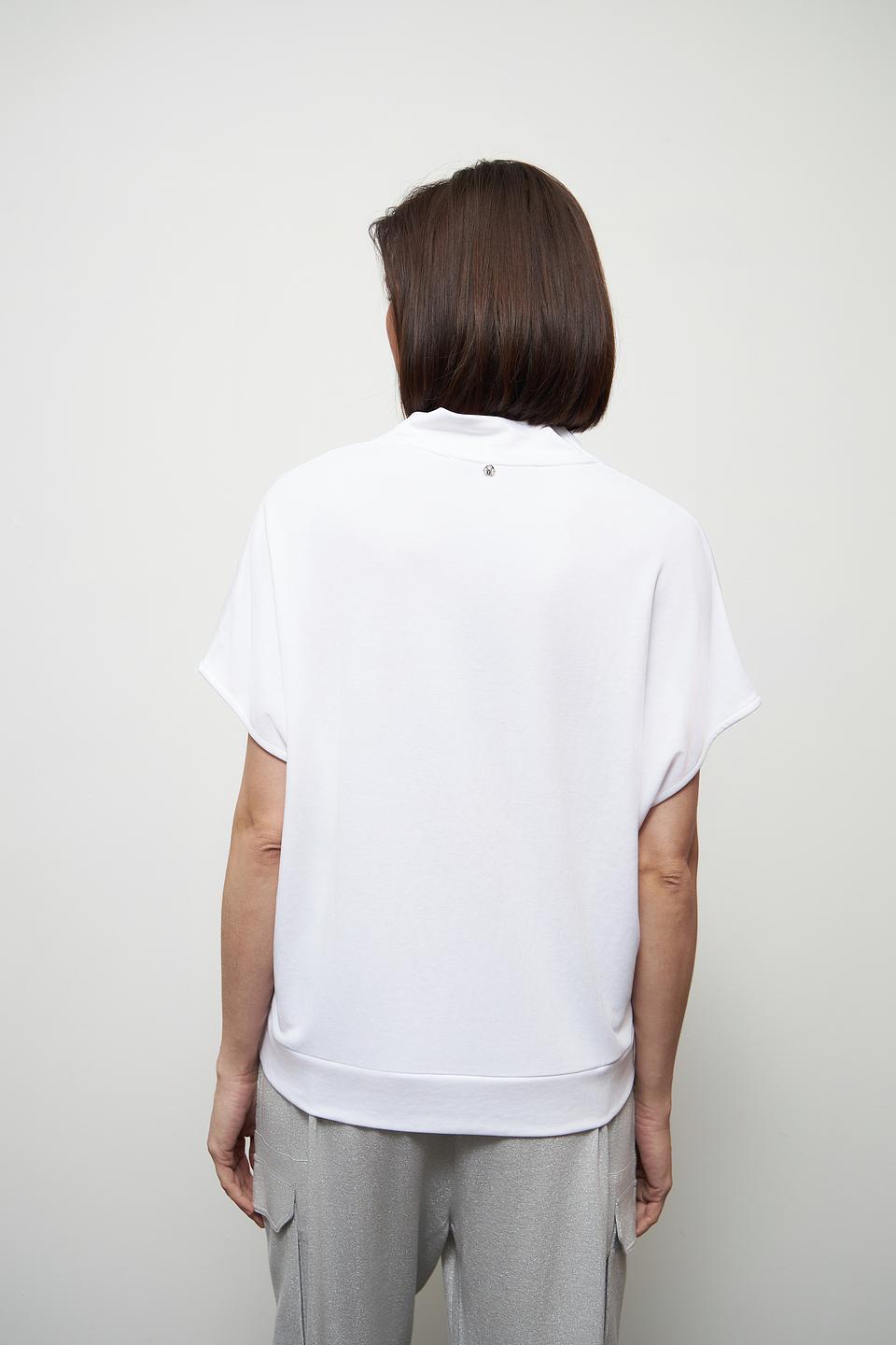 Футболка Marc Aurel белая V-образный вырез