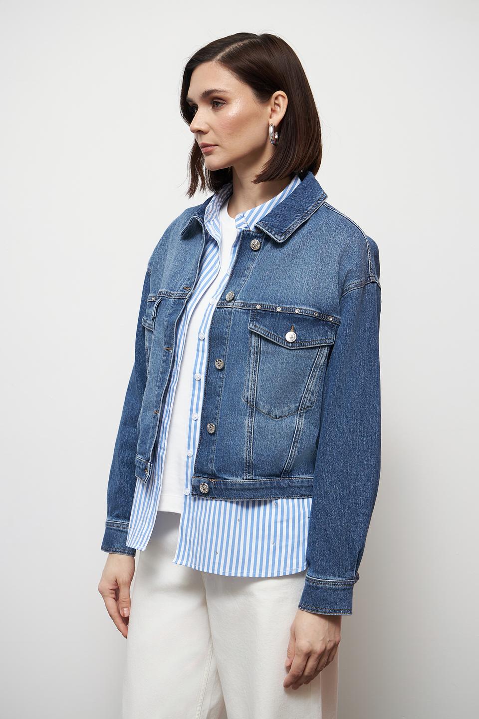 Жакет Oui джинсовый оверсайз