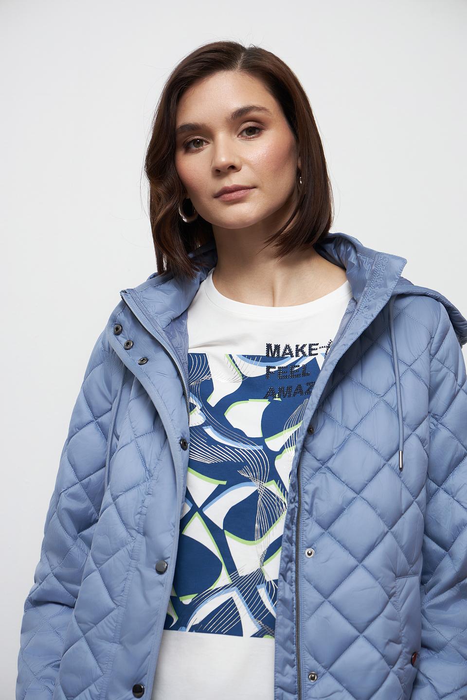 Куртка Betty Barclay стеганая голубая