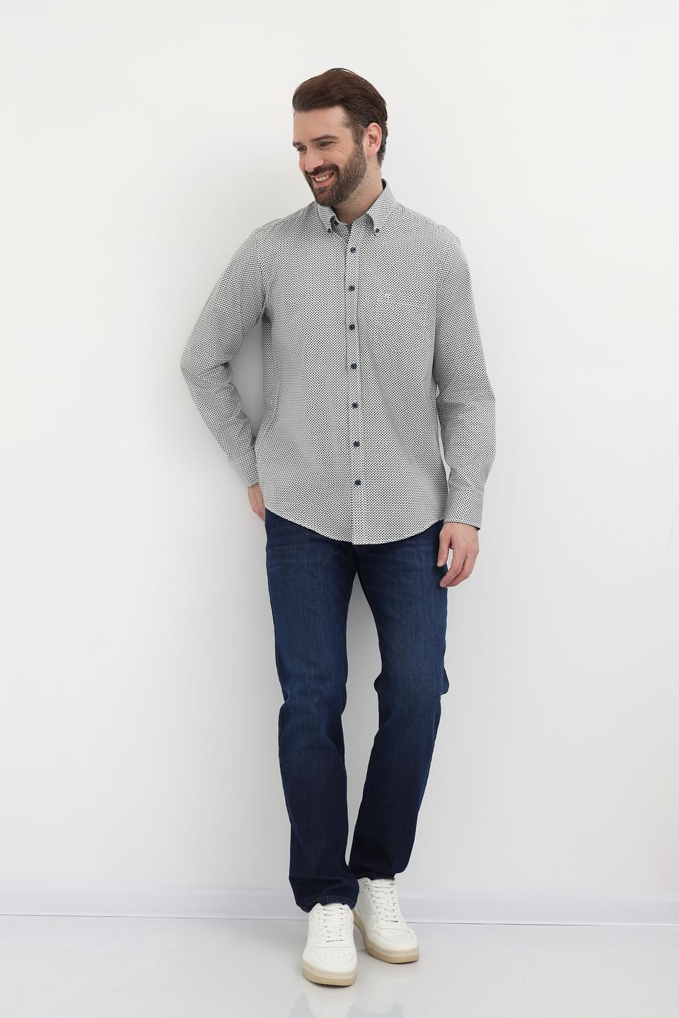 Рубашка Casa Moda в мелкий принт