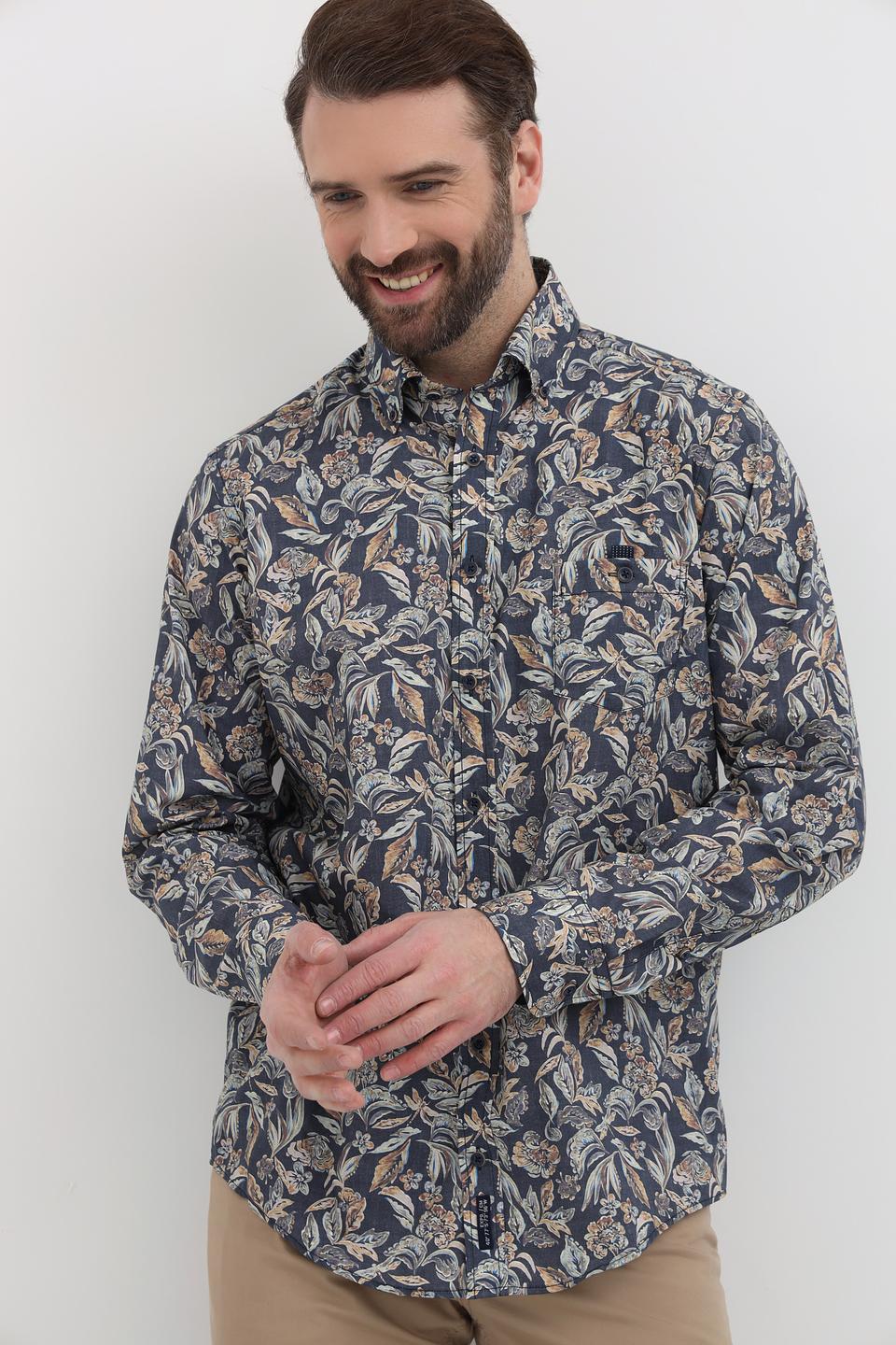 Рубашка Casa Moda с принтом