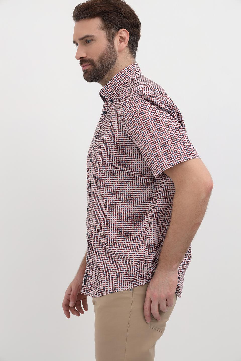 Рубашка кр-рукав Casa Moda в клетку