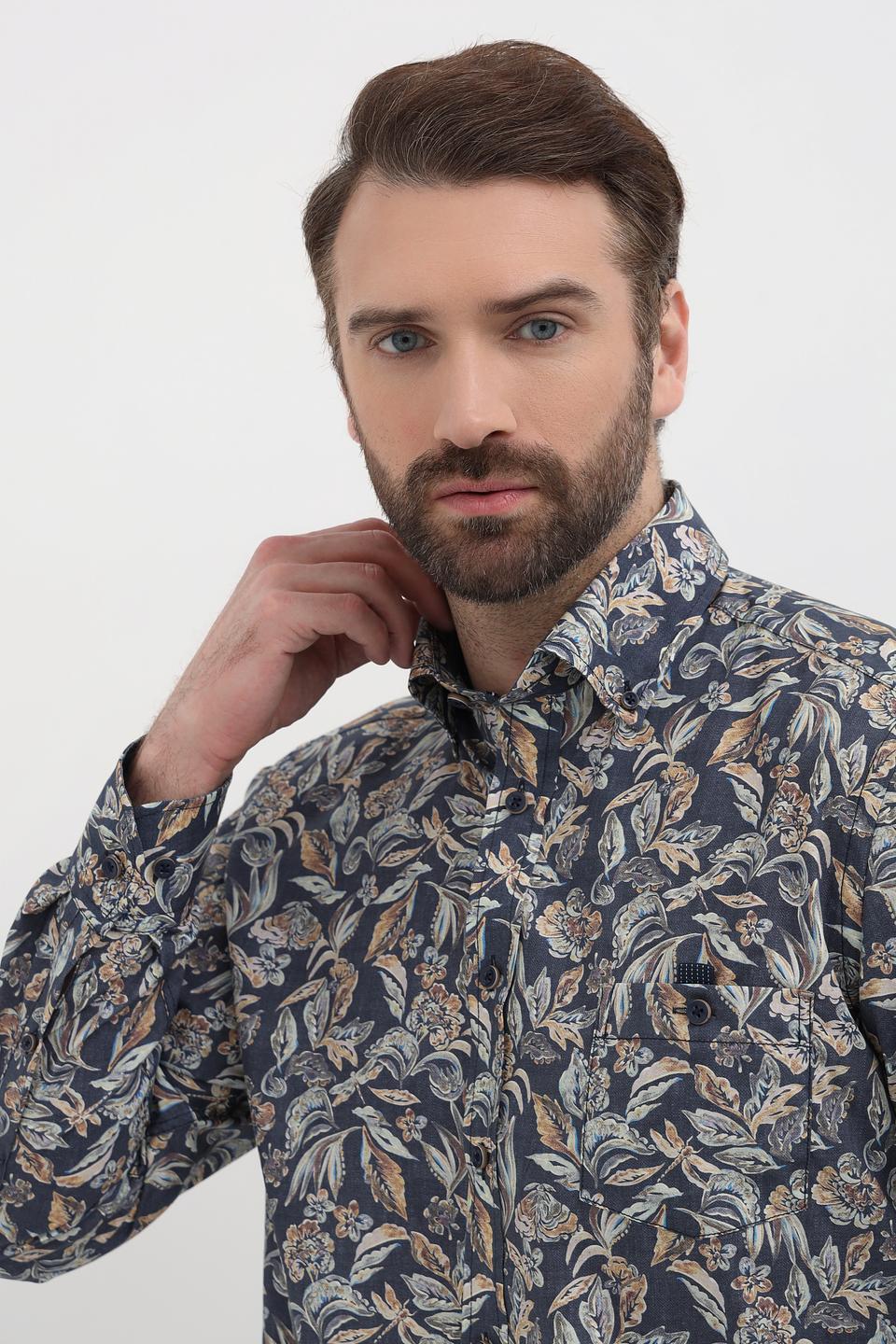Рубашка Casa Moda с принтом