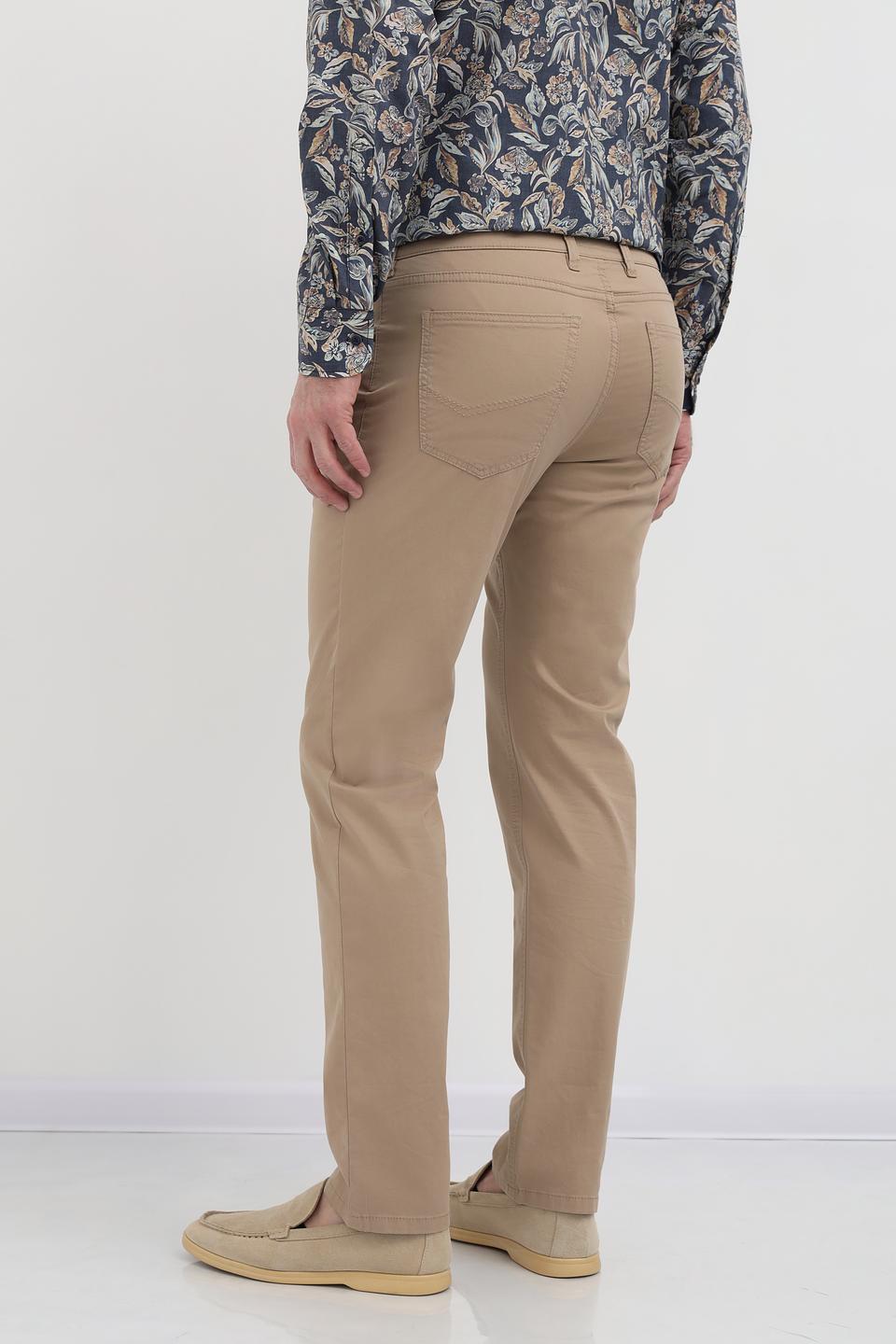 Брюки Gardeur бежевые slim fit