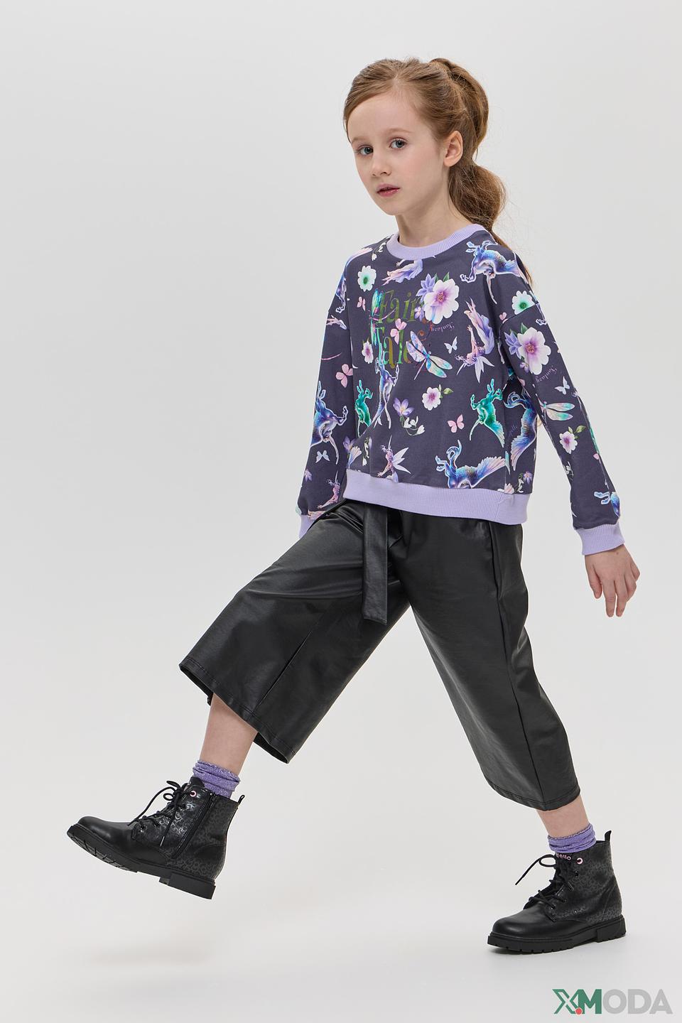 Брюки Choupette дев. чёрные кюлоты