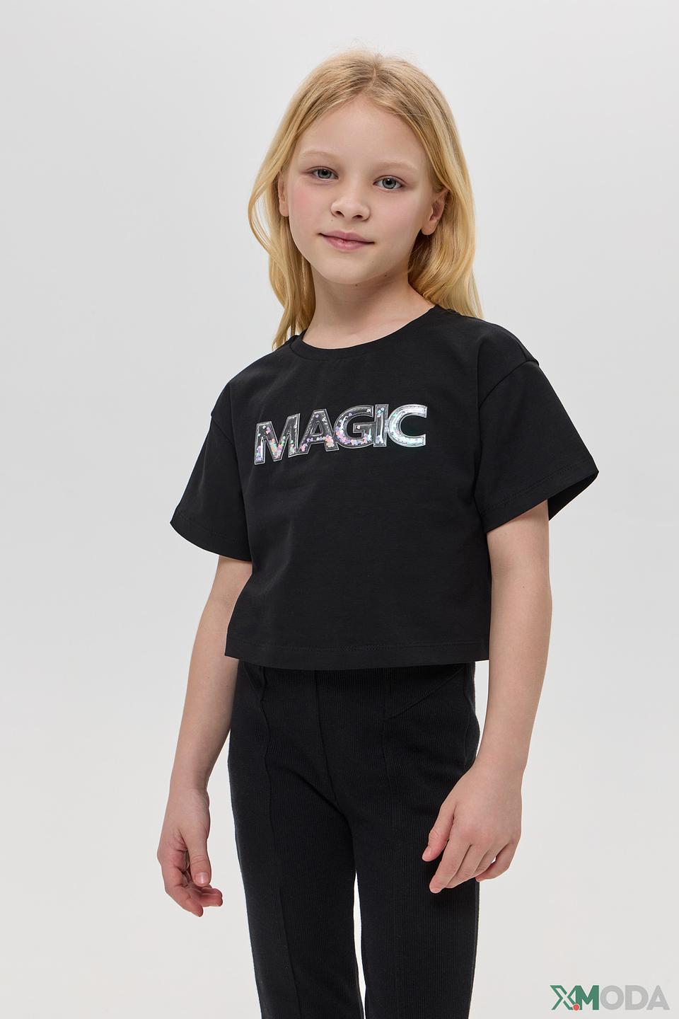 Блуза Choupette с надписью Magic чёрная