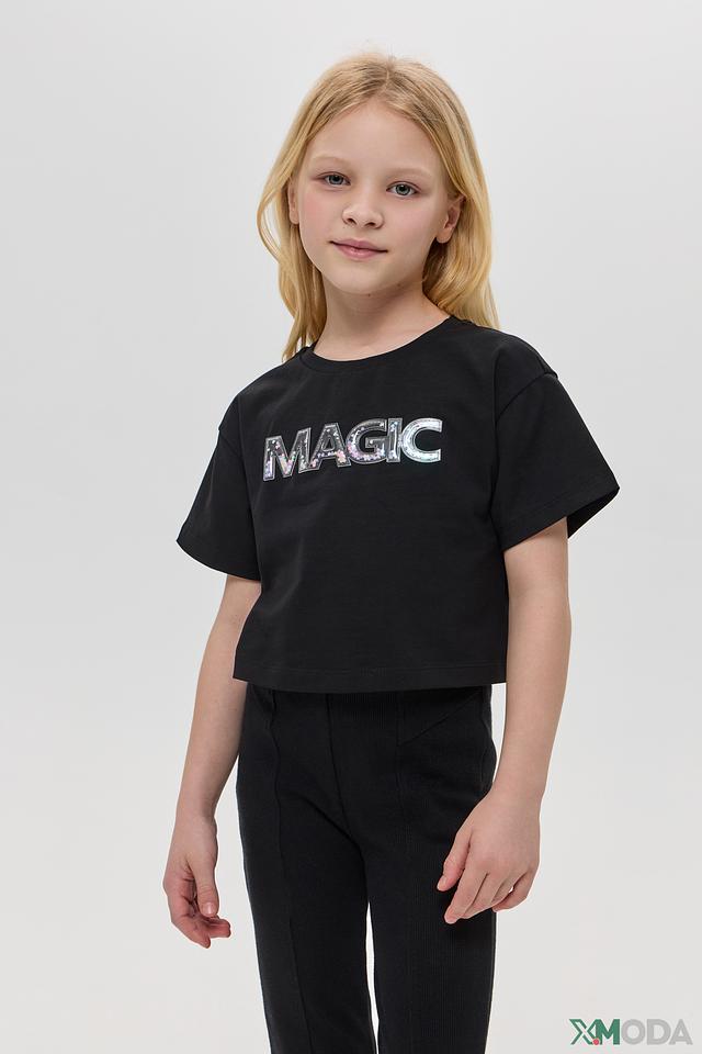 Блуза Choupette с надписью Magic чёрная