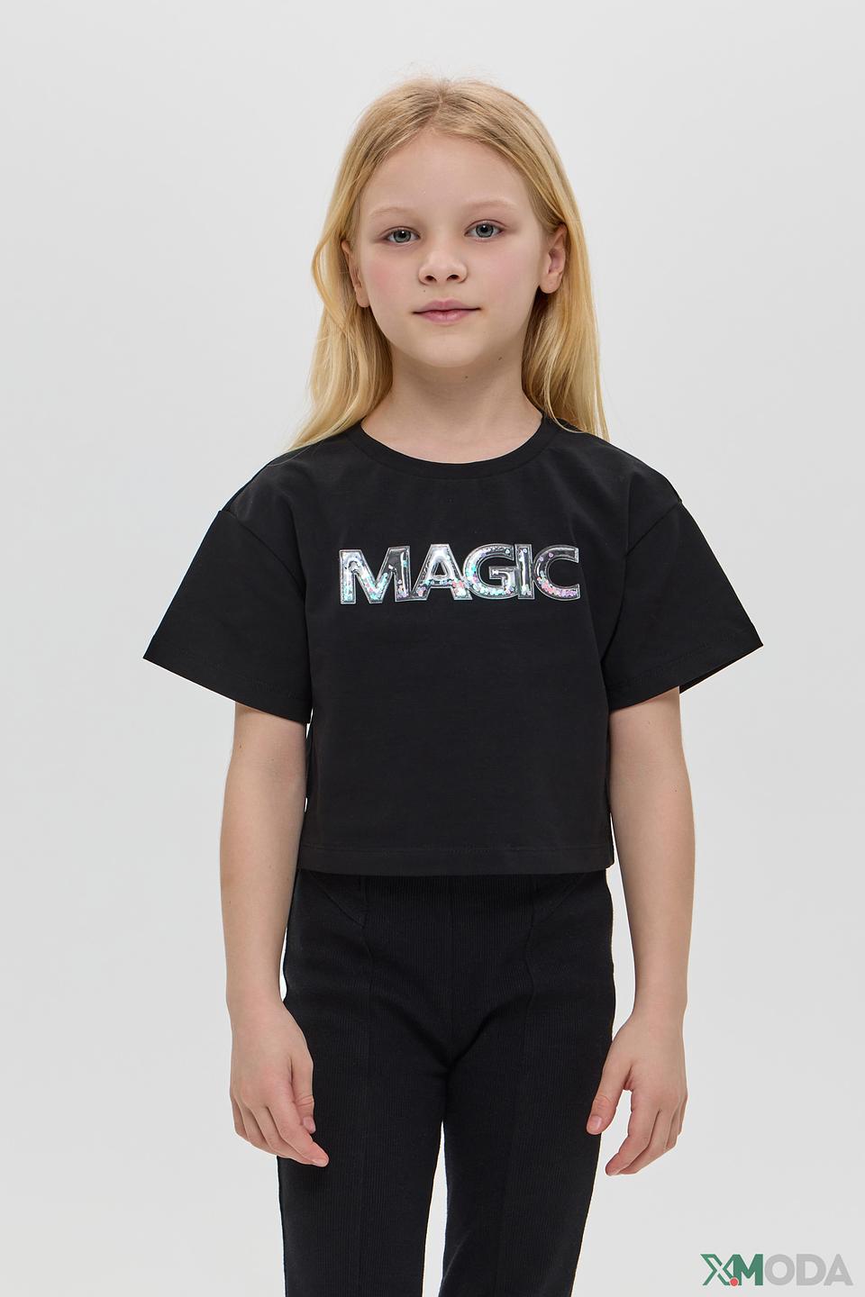 Блуза Choupette с надписью Magic чёрная