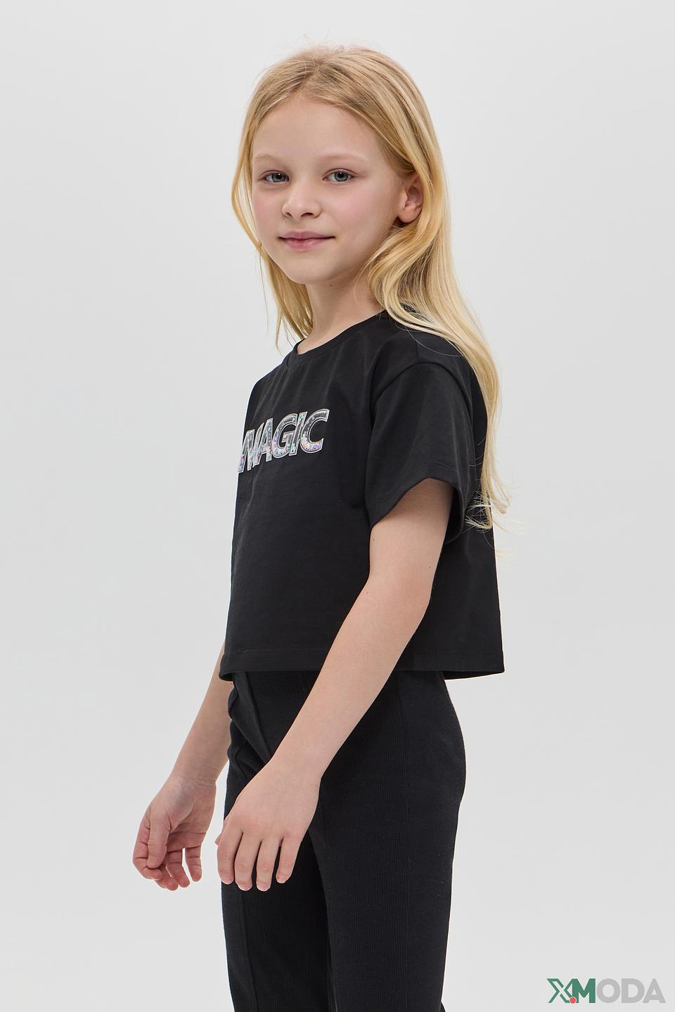 Блуза Choupette с надписью Magic чёрная