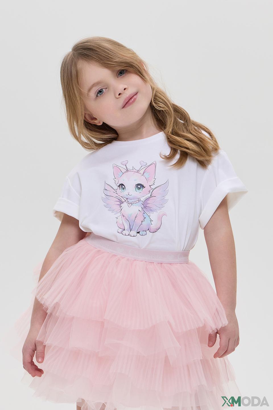 Футболка Choupette дев. с котиком