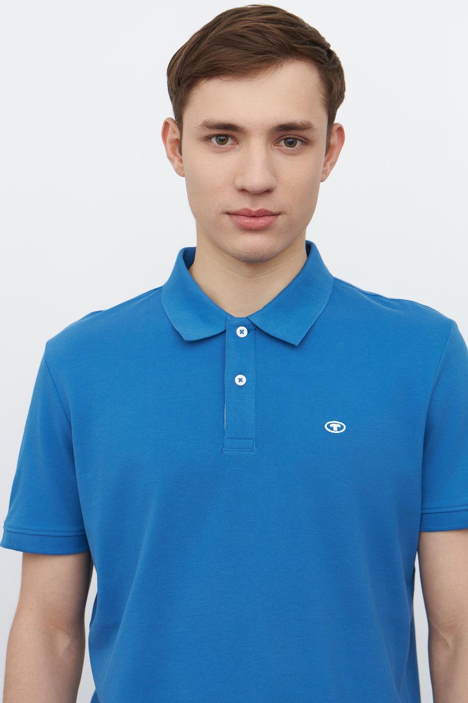 Поло Tom Tailor голубое