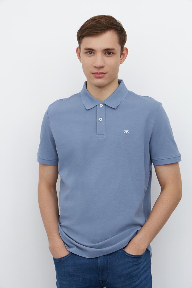 Поло Tom Tailor голубое