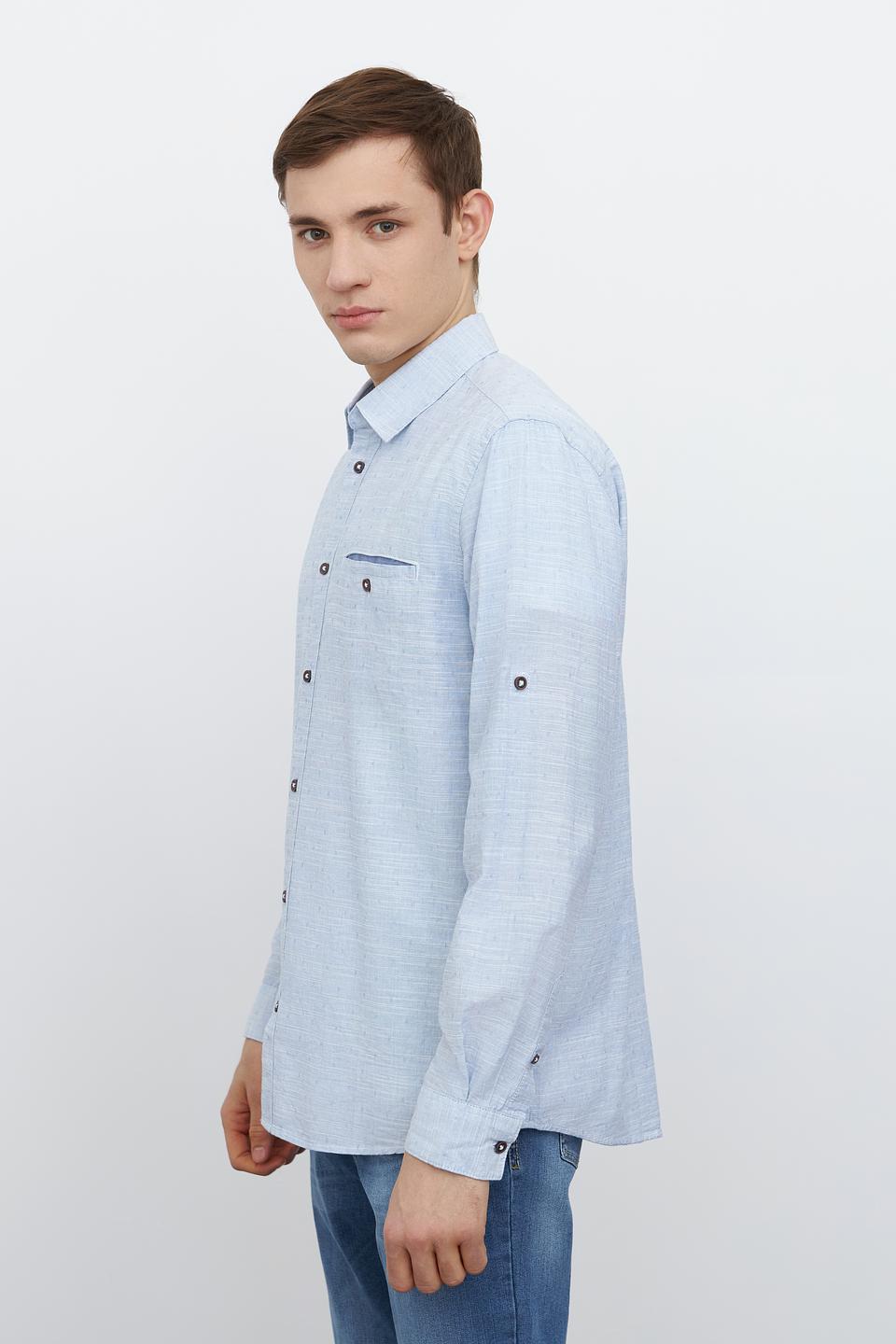 Рубашка дл Tom Tailor голубая