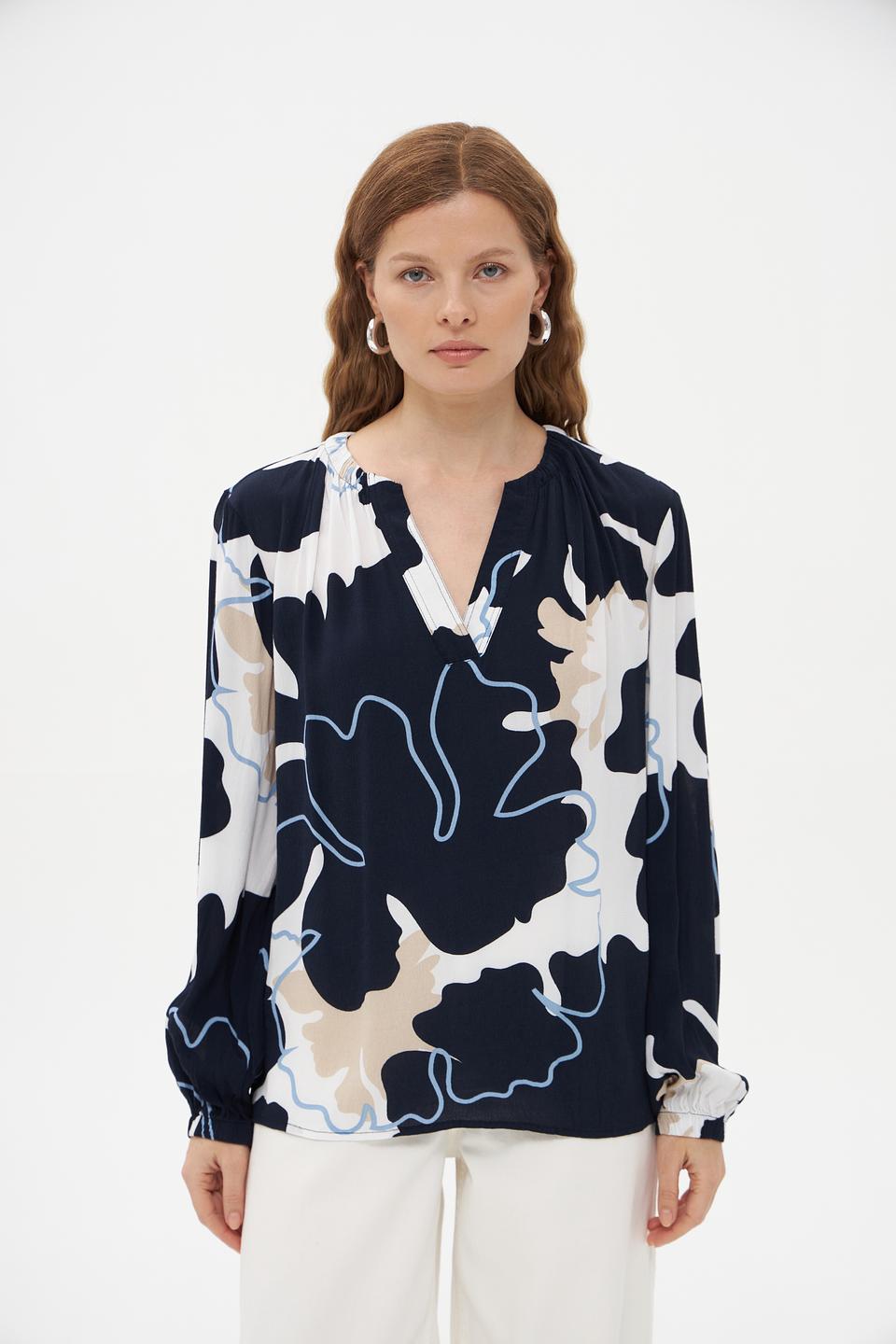 Блуза Tom Tailor с принтом