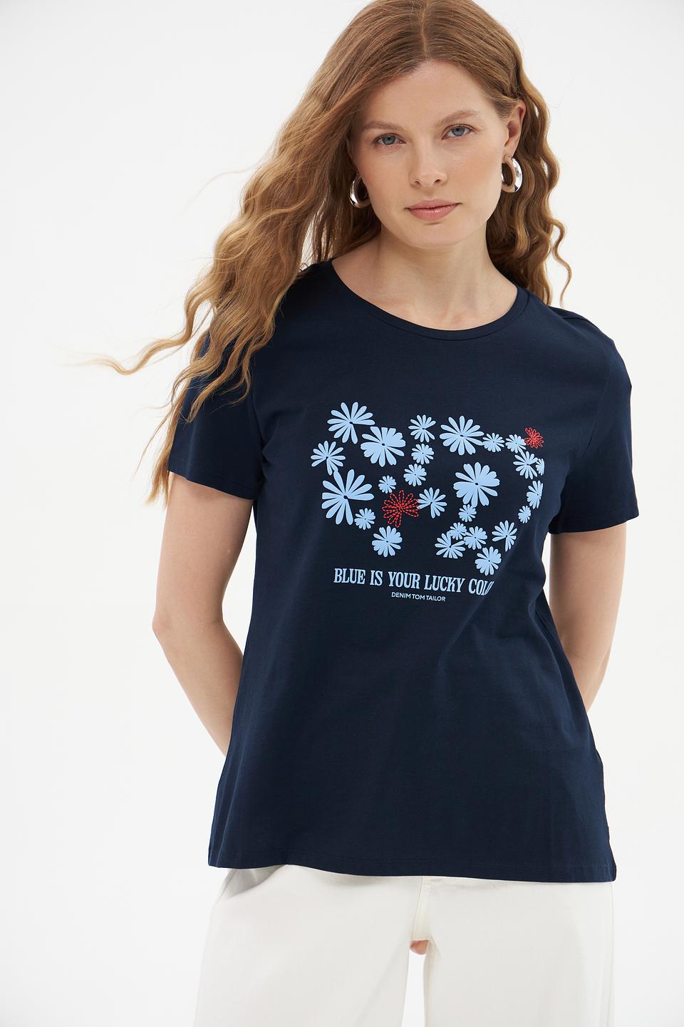 Футболка Tom Tailor denim с цветами