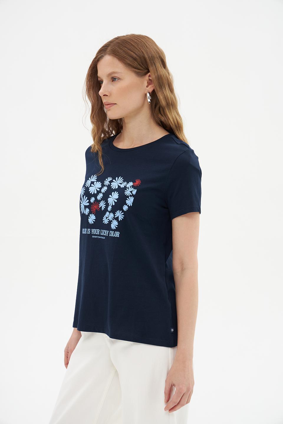 Футболка Tom Tailor denim с цветами