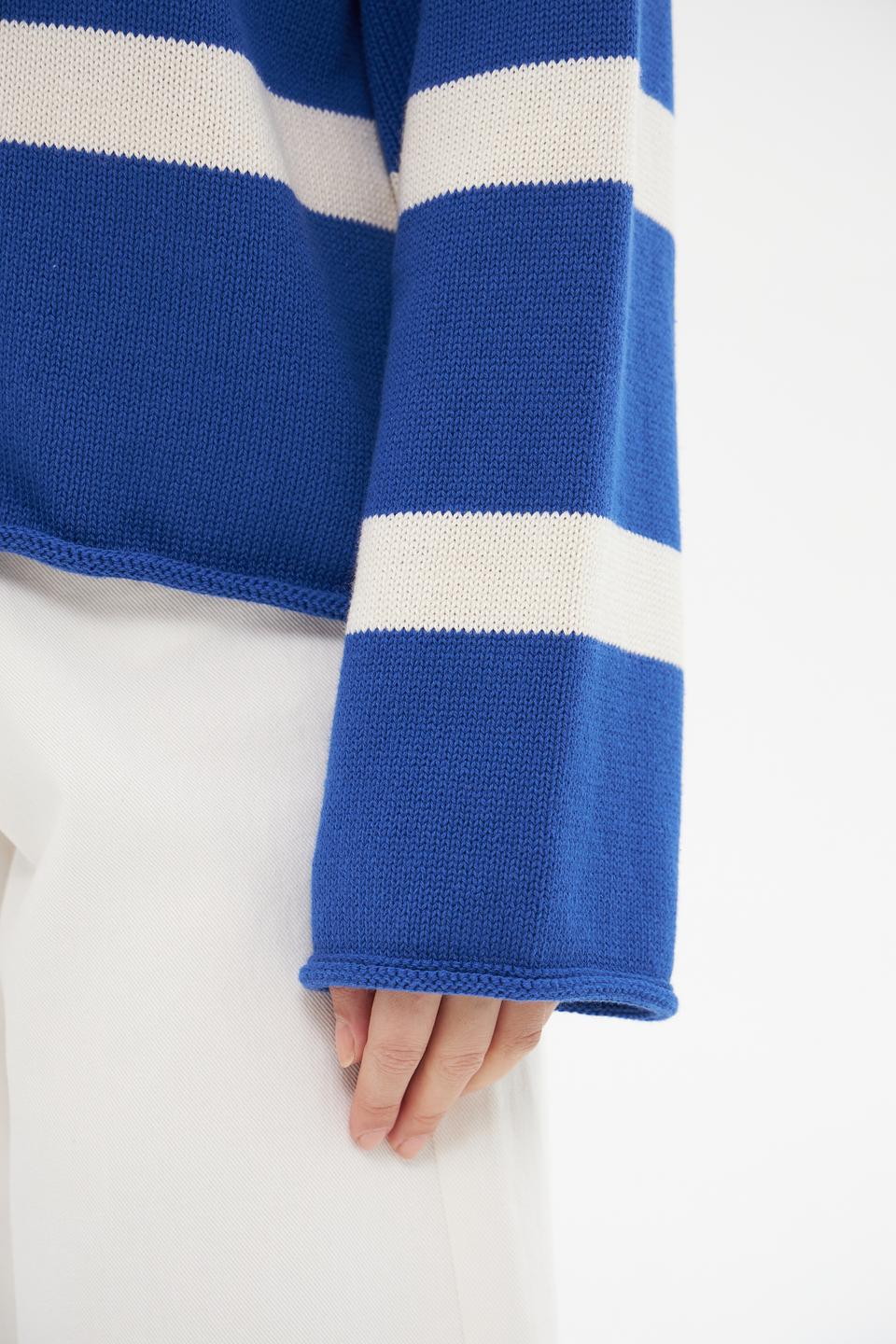 Пуловер Marc O Polo в полоску синий