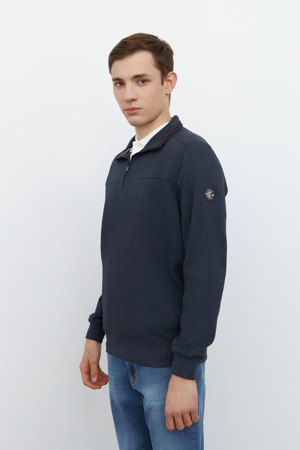 Джемпер Casa Moda с молнией темно-синий