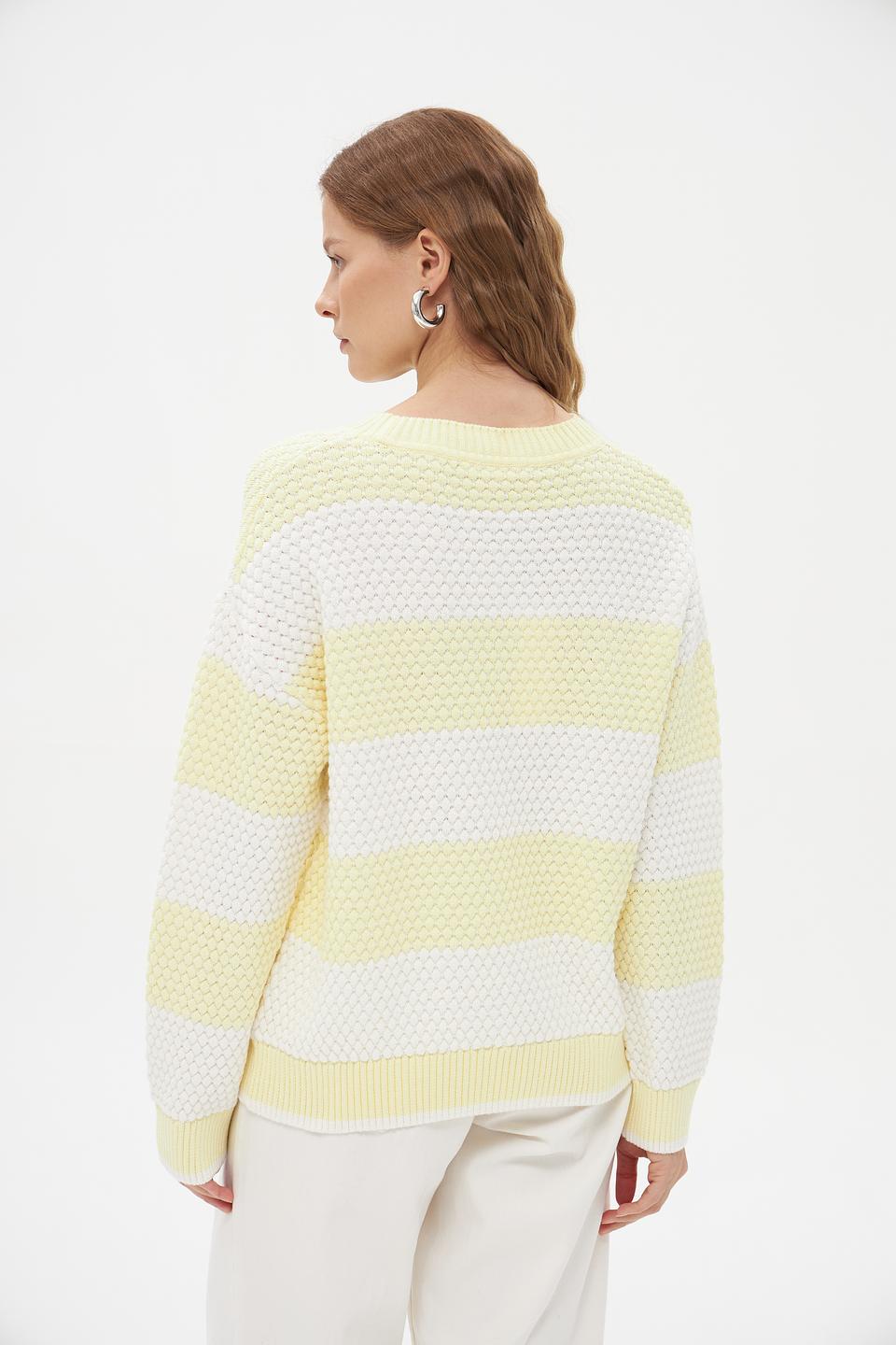 Пуловер Betty and Co в полоску