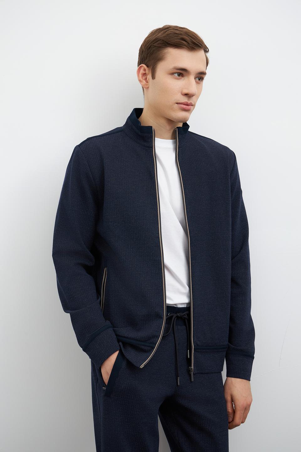 Кардиган Bugatti мужской тёмно-синий